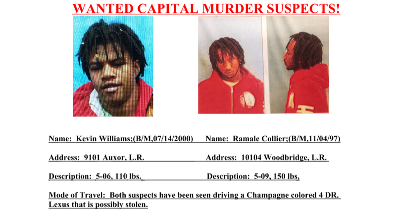 Wanted flyer released by the Little Rock Police Department.