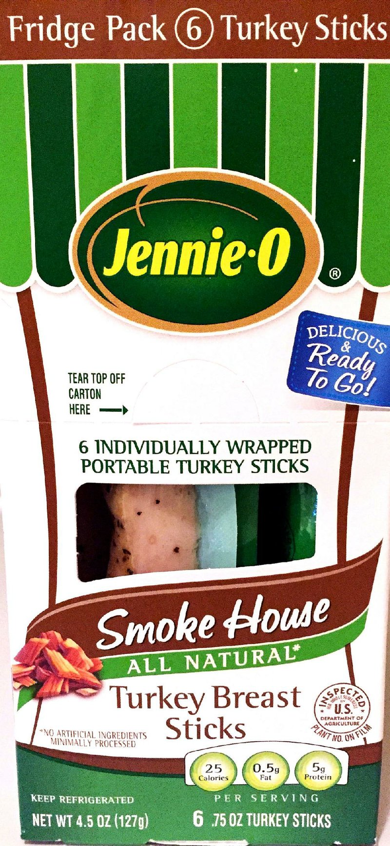 Jennie-O Turkey Breast Sticks. 