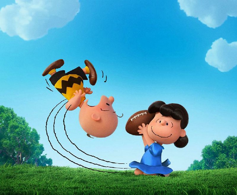 Lucy and Charlie Brown star in The Peanuts Movie.