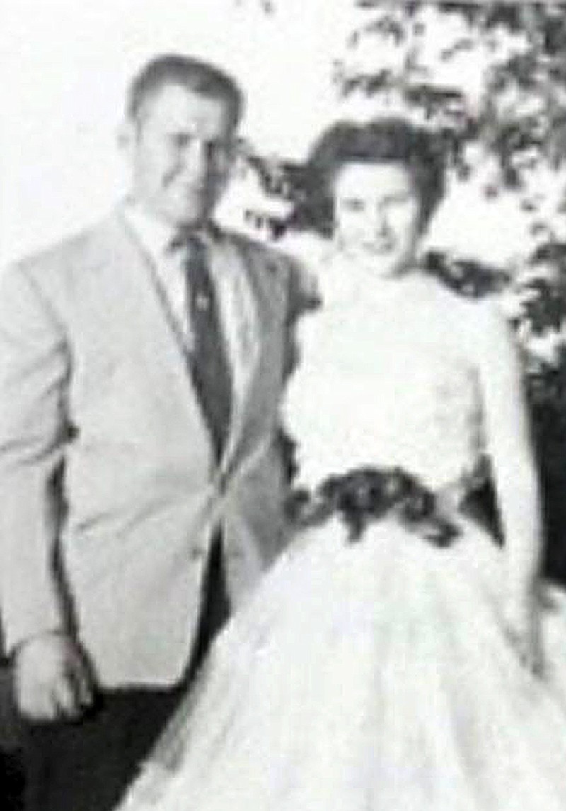 Photographs submitted Donald Clark and Carolyn McFall were married on Feb. 28, 1956. They are pictured now and then.