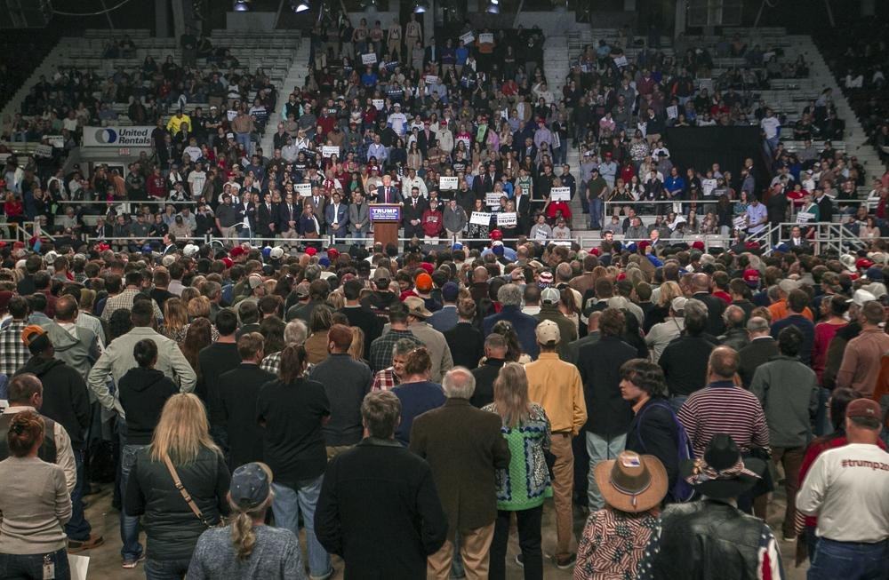 Donald Trump campaign rally at Barton Coliseum The Arkansas Democrat