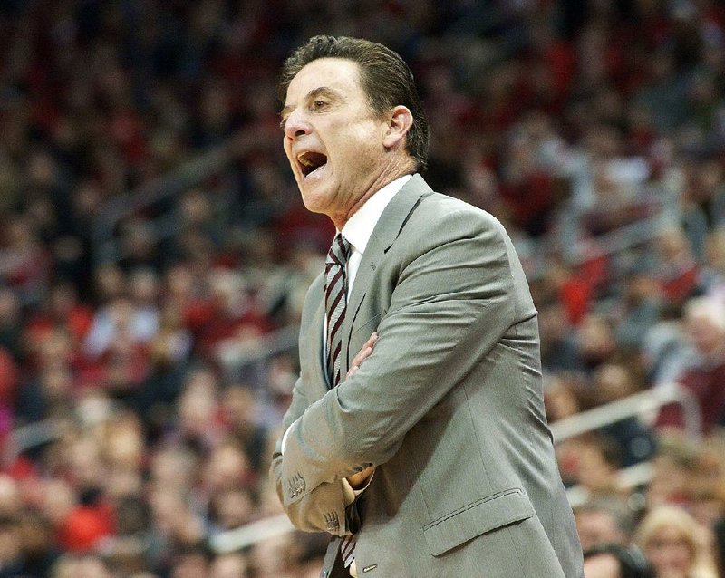 Louisville Coach Rick Pitino, speaking after Saturday’s victory over Boston College, said it’s wrong to penalize players who have nothing to do with infractions that occurred at the school. Pitino suggested schools should be fined $10 million and coaches’ salaries should get docked for infractions. 