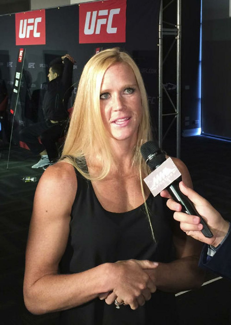 Holly Holm of the U.S. is shown in this 2015 file photo. 