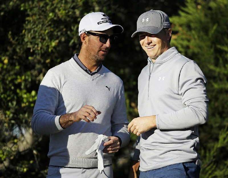 PGA professional Jordan Spieth (right) and country music star Jake Owen have played together at the Pebble Beach Pro-Am the past two years and have fun while playing seriously. 