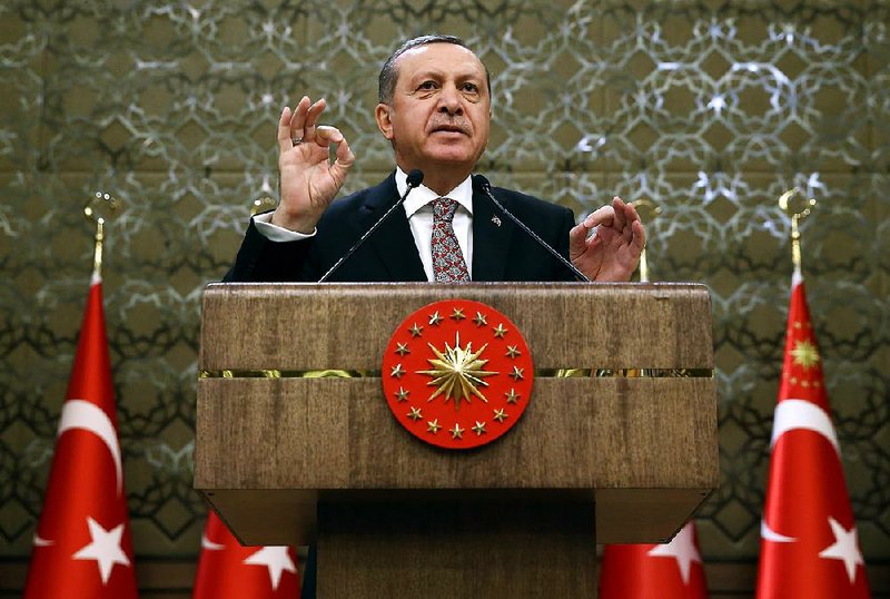 Turkish President Recep Tayyip Erdogan on Wednesday in Ankara criticized the U.N. on its aid to refugees fleeing violence, saying “We have taken 3 million Syrians and Iraqis into our home until now. How many did you take?” 