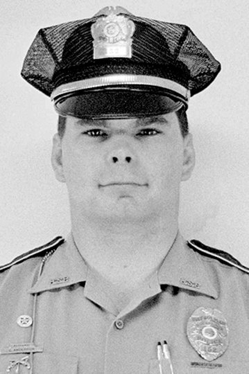 The Sentinel-Record/File photo LINE OF DUTY: Hot Springs police Officer Chris Anderson died from two gunshot wounds 20 years ago today. He was the last law enforcement officer killed in the line of duty in Garland County.