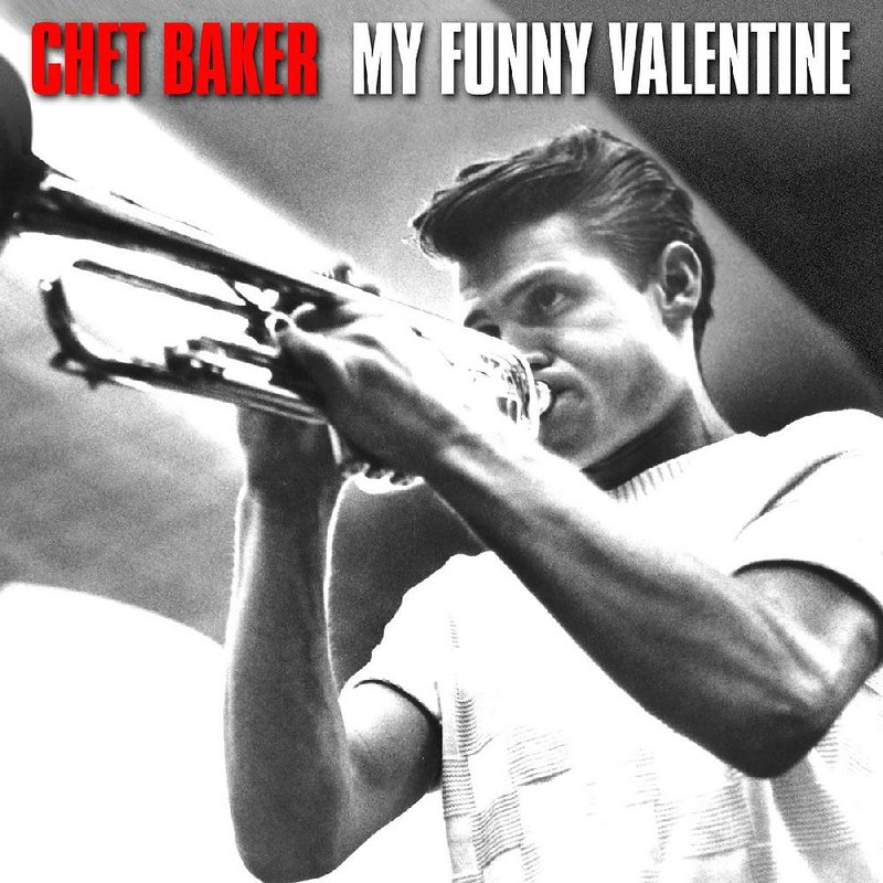 Album cover for Chet Baker's "My Funny Valentine". 