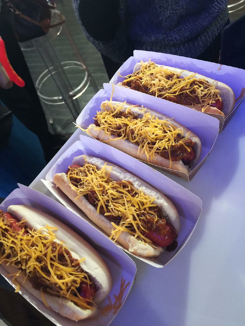 Burger King shows off its chili-cheese hot dog last week in New York, for which the suggested price is $2.39.
