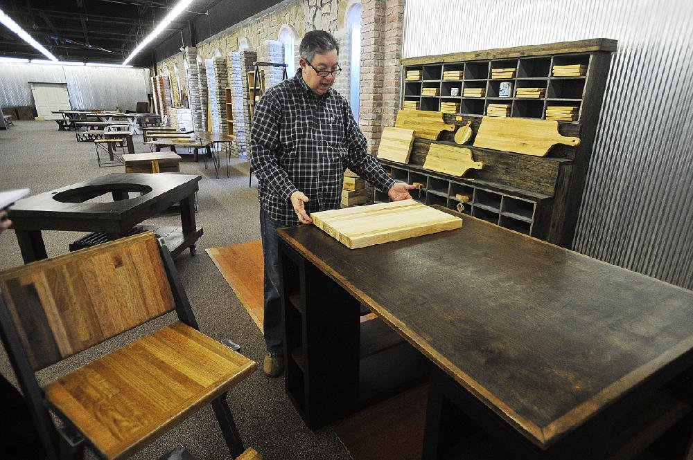 At furnituremaker, vets fit in