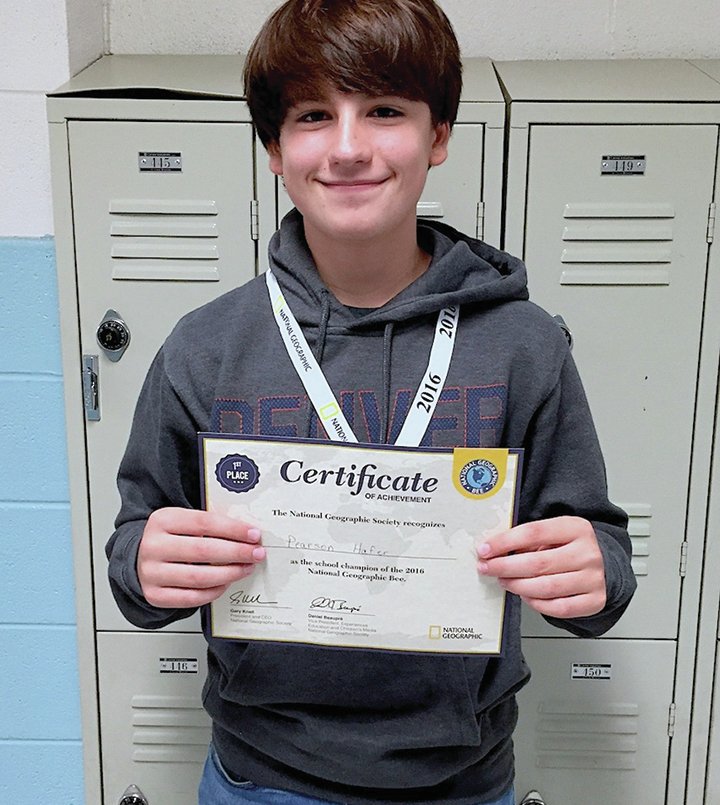 Geo bee winner Hot Springs Sentinel Record