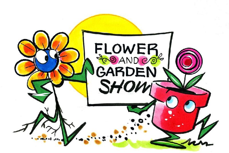 Arkansas Democrat-Gazette Flower and Garden show illustration.