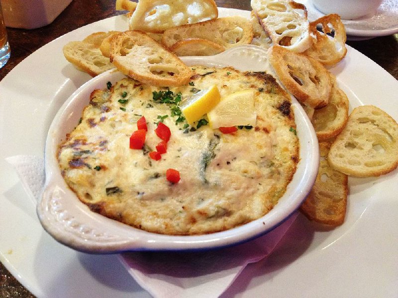 Trio’s serves The Best Hot Crab Dip! at lunch and dinner. 