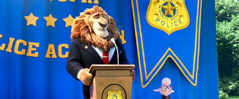 Leodore Lionheart (voice of J.K. Simmons) is the noble mayor of Zootopia, the animal-populated city where “anyone can be anything.”
