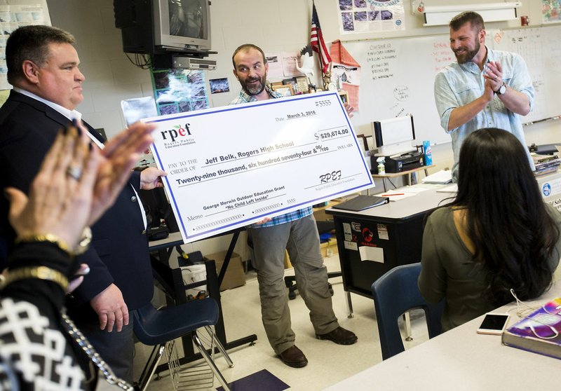 Rogers teacher receives grant to improve outdoor education The