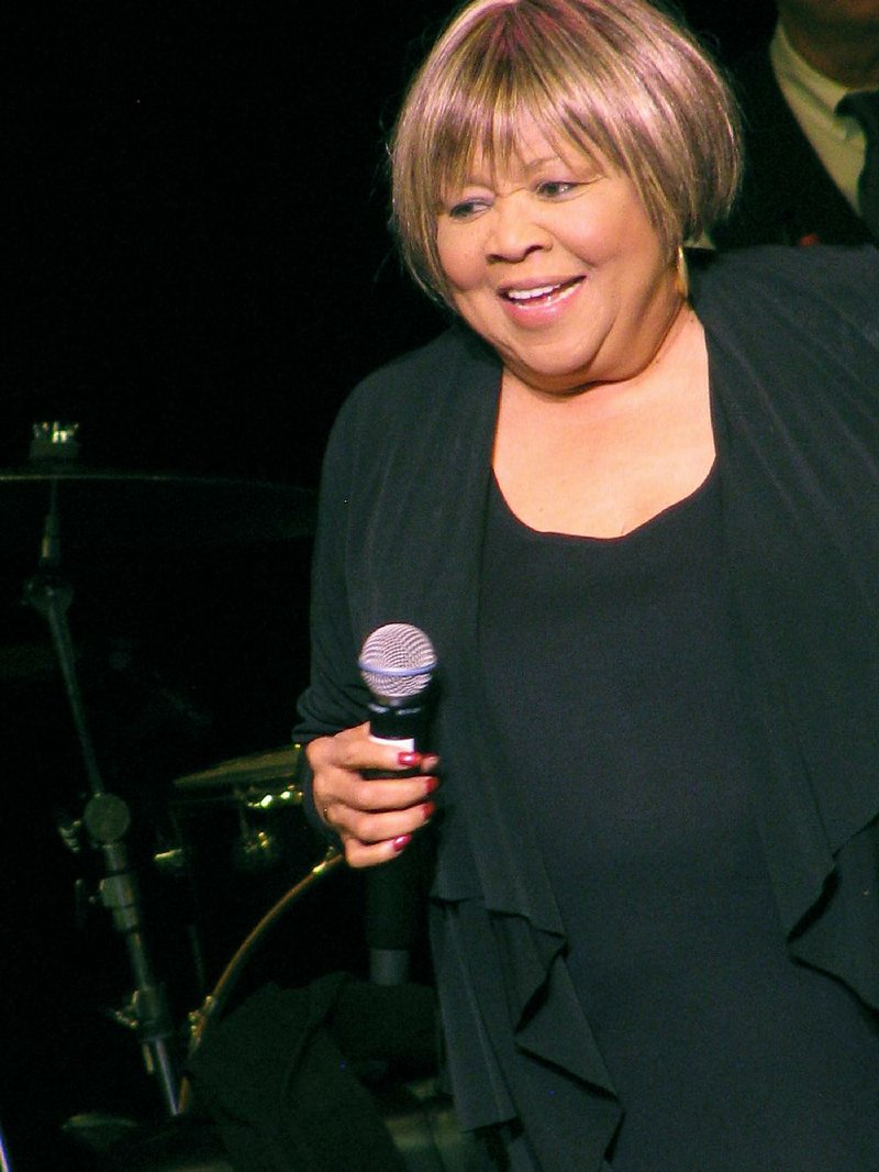 Mavis Staples performs at Fayetteville’s Walton Arts Center in this 2016 photo. 