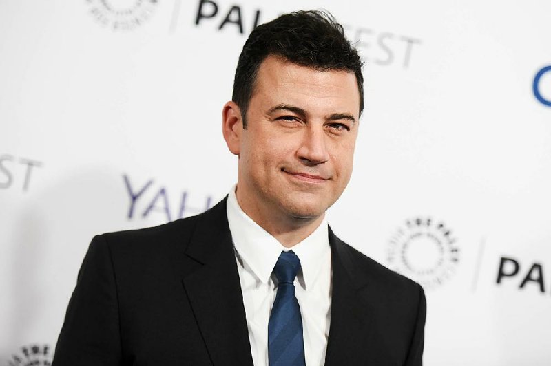 In this March 8, 2015, file photo, Jimmy Kimmel arrives at the 32nd Annual Paleyfest. 