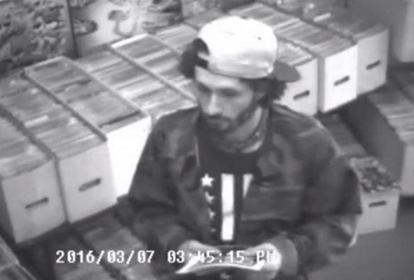 Police are looking for the man who robbed a Little Rock comic book store at gunpoint Monday, March 7, 2016. 