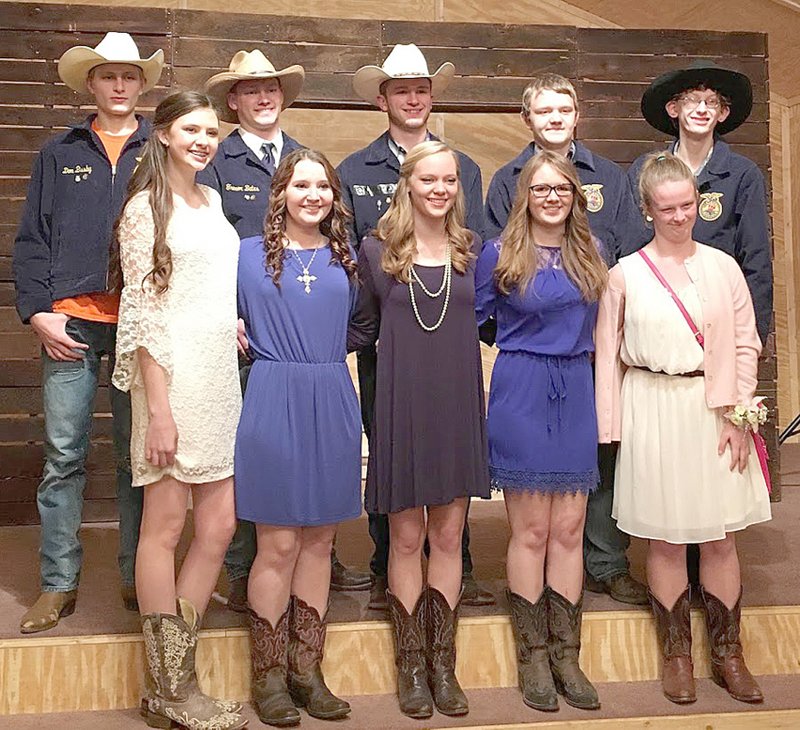 Photograph by Sarah Henderson McKenzie Patrick was selected as this year&#8217;s FFA sweetheart and honored at the annual barnwarming.