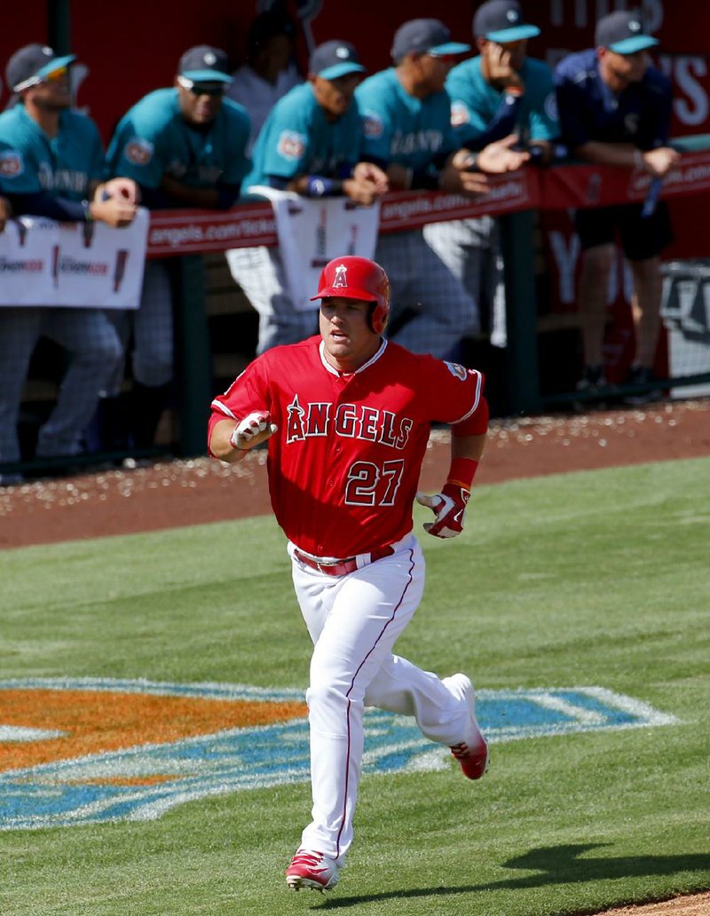 Los Angeles Angels outfielder Mike Trout said he believes part of showing respect is not fl ipping your bat or showing up the opposition.
