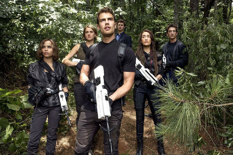 Four (Theo James) leads a group of genetically damaged rebels against a Eugenics-obsessed establishment in The Divergent Series: Allegiant - Part 1.