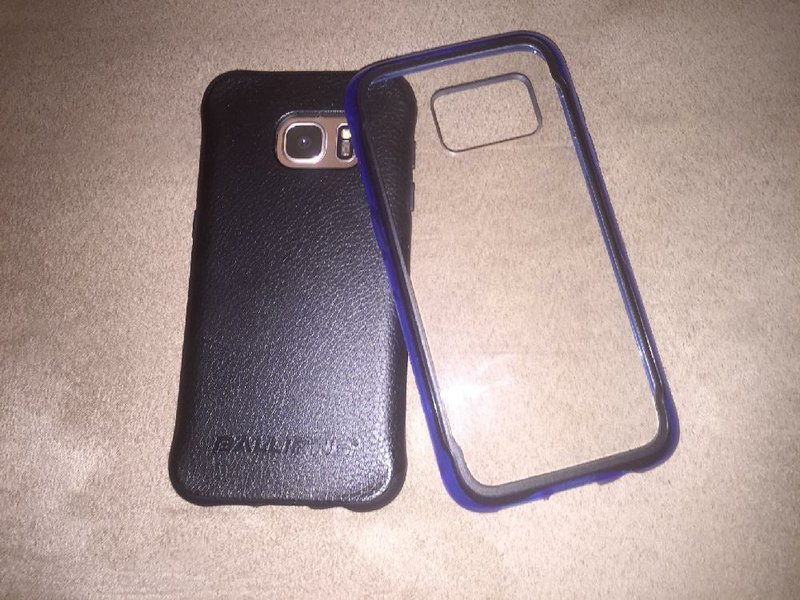 The Ballistic Urbanite Select (left) and the Griffin Technology Survivor Clear are two of the newest cases available for Samsung’s new Galaxy S7 smartphone.