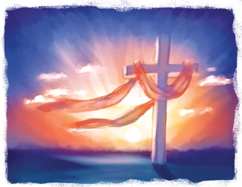 Arkansas Democrat-Gazette Easter illustration.