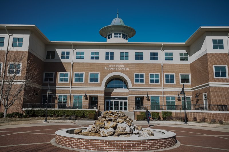 The Becky Paneitz Student Center on the Northwest Arkansas Community College campus in a 2016 file photo.