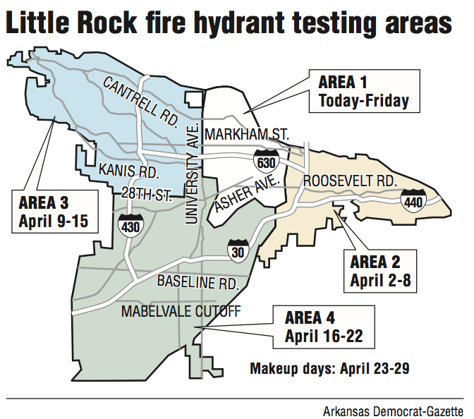 Lr Fire Hydrant Tests Scheduled For Month Northwest Arkansas Democrat Gazette 2967