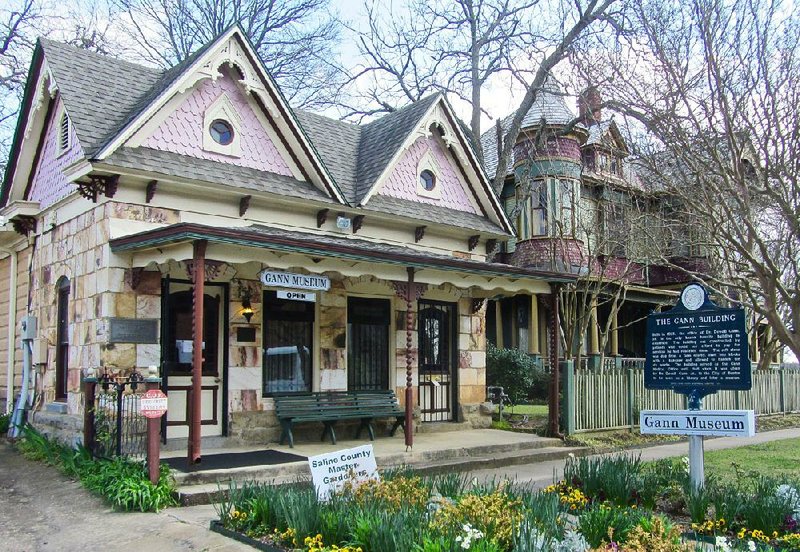 The Gann Museum of Saline County in Benton is housed in what is said to be the world’s only structure built of bauxite. 