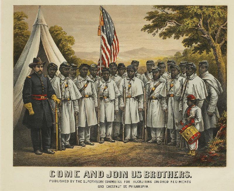 Come and Join Us Brothers: United States Soldiers at Camp William Penn, 1863, published by the Supervisory Committee for Recruiting Colored Regiments 