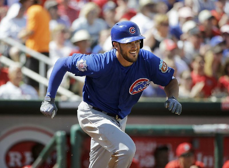 Chicago third baseman Kris Bryant, the reigning National League Rookie of the Year, and the rest of the Cubs will kick off their season Monday night against the Los Angeles Angels.