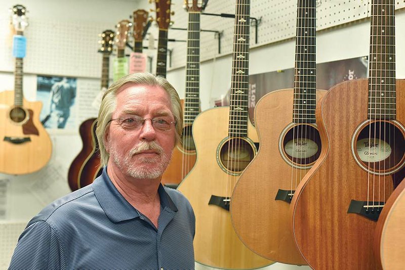 Greg Perrine of Conway is one of the organizers for the Central Arkansas Guitar Show, which will take place Saturday in Jacksonville.