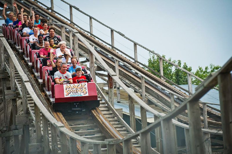 FILE — The Arkansas Twister at Magic Springs.


