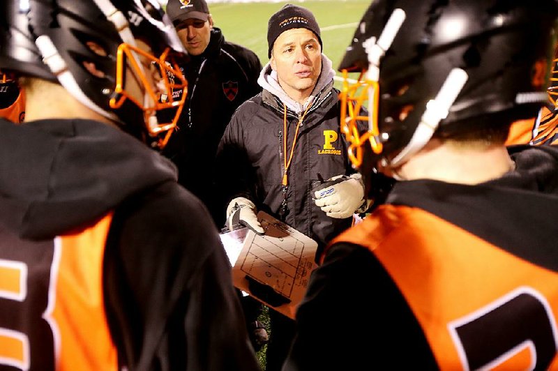 Princeton fired men’s lacrosse Coach Chris Bates after he elbowed an opposing player during a game. The Ivy League school said Wednesday that the move to terminate Bates came after a review of the incident that took place in a game at Brown on Saturday. 