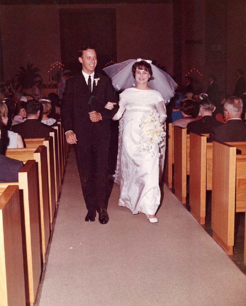 Darrel and Kay Coleman on their wedding day, April 9, 1966