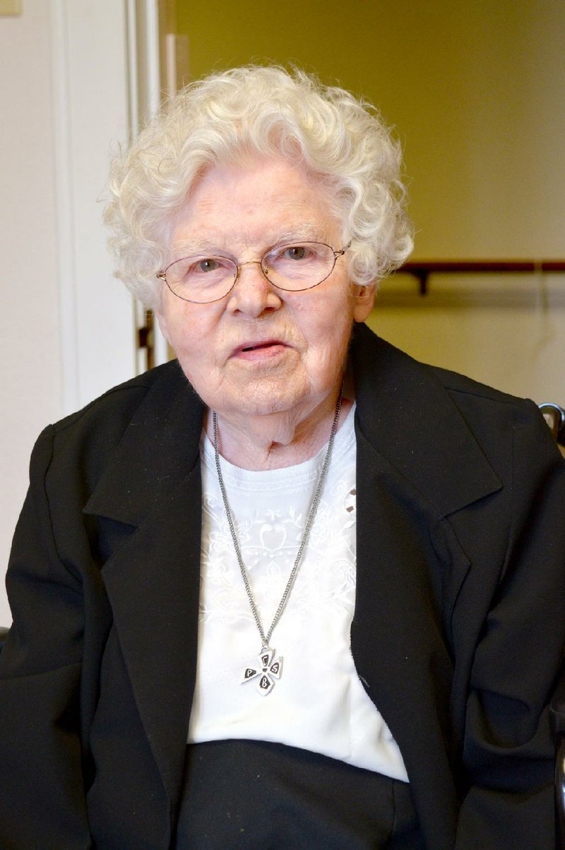 Sister Rose Ashour will celebrate her 100th birthday this month. She is the oldest and longest serving nun at St. Scholastica Monastery in Fort Smith.