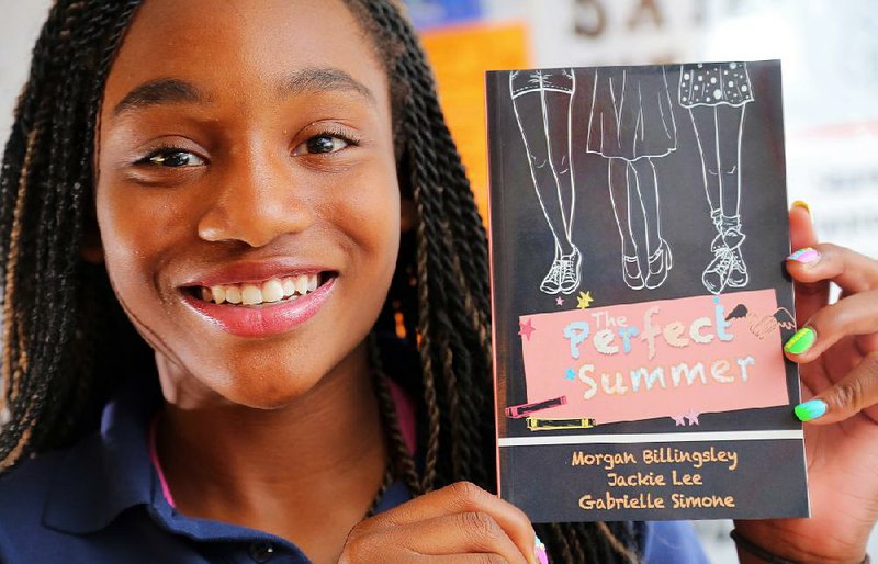 The Perfect Summer is Pulaski Academy sixth-grader Gabrielle Simone’s second book. She wrote the story “Too Big for Teacups” in the three-story collection. 