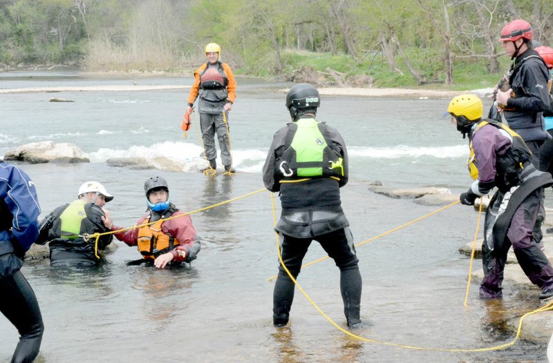 Kayakers learn rescue techniques
