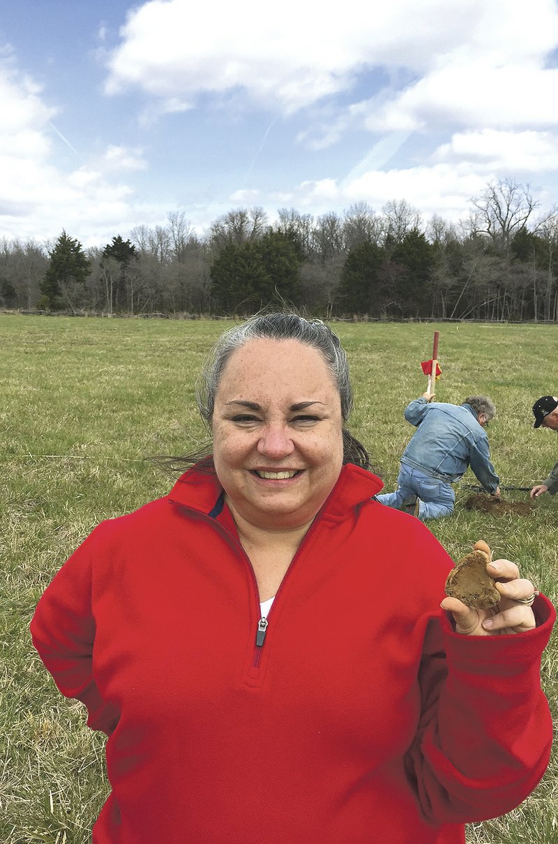 What a thrill for this self-proclaimed history dork! On my first-ever archaeological dig, my first-ever find was a piece of shell casing in the ground since the Civil War. It gave me pause, thinking that a Union soldier loaded this into a cannon to shoot at the fellows on my side of the war. Then I saw this soldier as an individual, with a family far away, just like my ancestors.