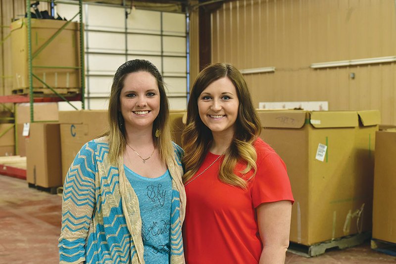 Raegan Miller, left, electronics recycling manager for JSI Metal and Recycling in Conway, and Jennifer Bradford, education coordinator for the Faulkner County Solid Waste Management District, plan for the free e-waste recycling drive that will be held Friday and Saturday at the business, 1605 E. Oak St. Businesses can bring e-waste from 8 a.m. to noon on Friday, and Faulkner County residents may bring items to recycle on Saturday.