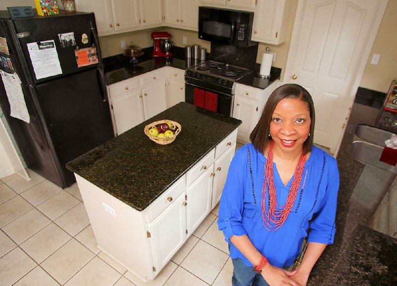 Dionne B. Jackson in her favorite space, her kitchen. 