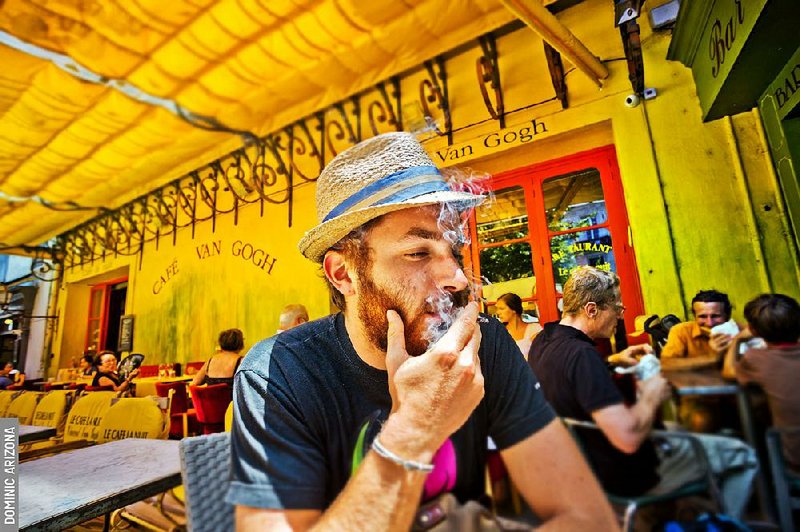 Arles’ city center looks much as it did when Vincent van Gogh frequented its bars and cafes more than a century ago. 