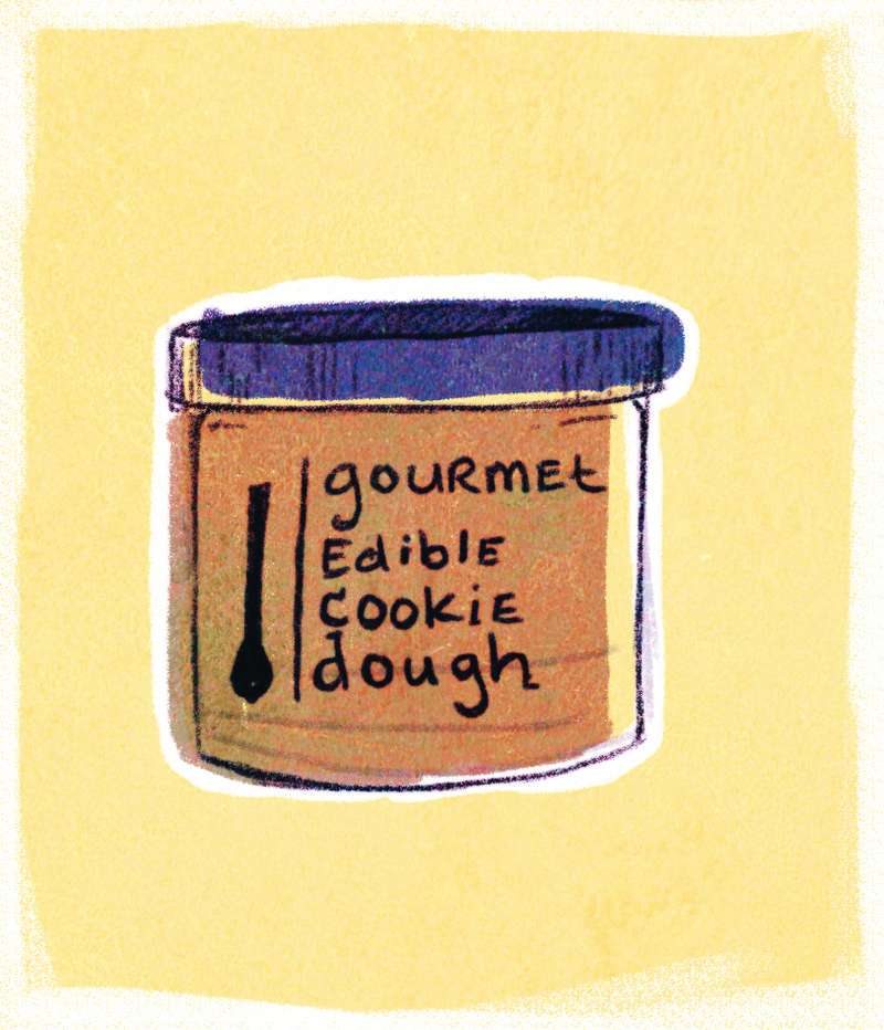 Arkansas Democrat-Gazette Cookie Dough Illustration  