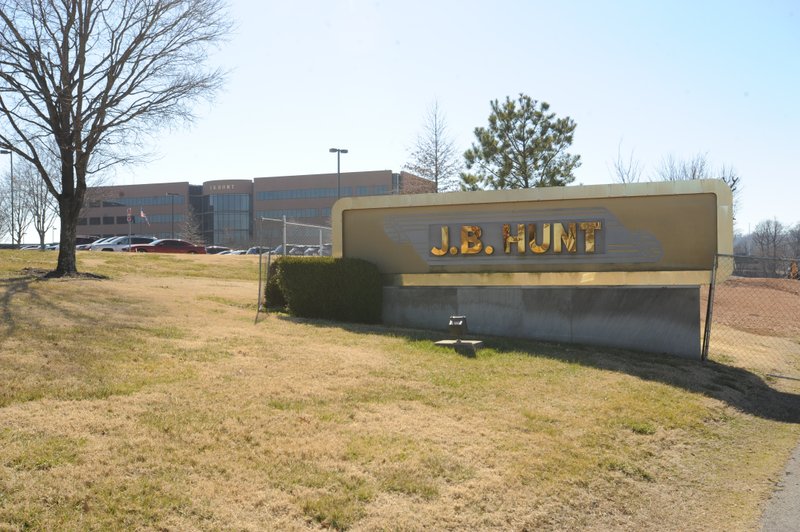 J.B. Hunt headquarters, Feb. 11, 2016, in 