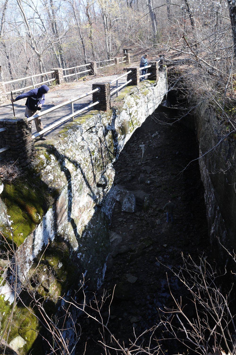 Hiking is easy, scenic at Alum Cove Natural Bridge