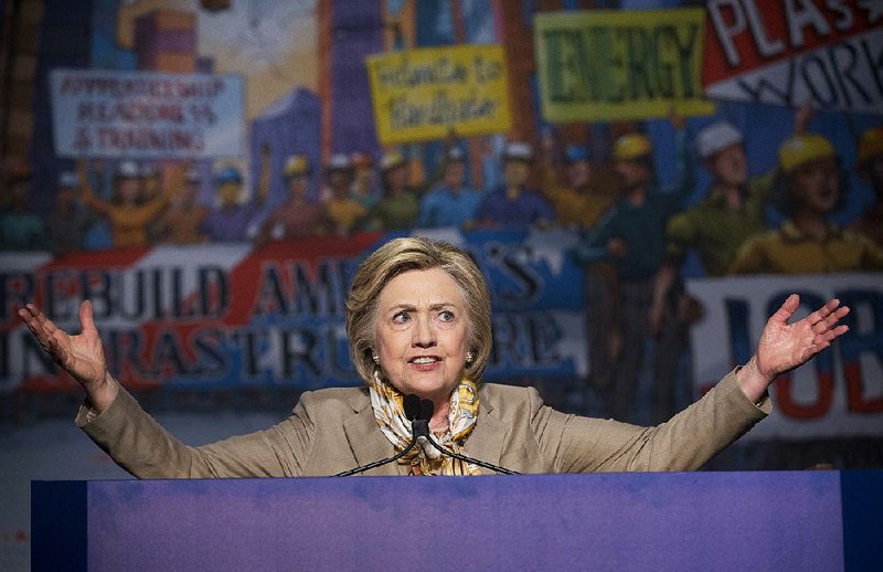 Democratic presidential candidate Hillary Clinton told 3,000 union activists in Washington on Tuesday that they will have a “champion in the White House” if she is elected president.