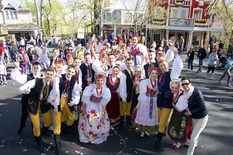Nobody was having more fun at the World-Fest opening day parade than Slask, a dance troupe from Poland. World-Fest is in its final season at Silver Dollar City in Branson, Mo. The festival that will replace it is a secret until autumn.