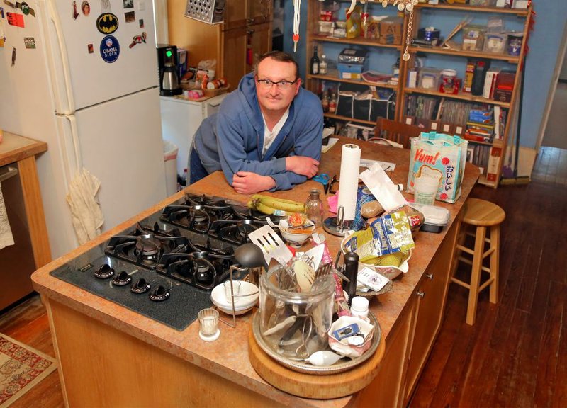 Scott Waller in his favorite space, his kitchen.