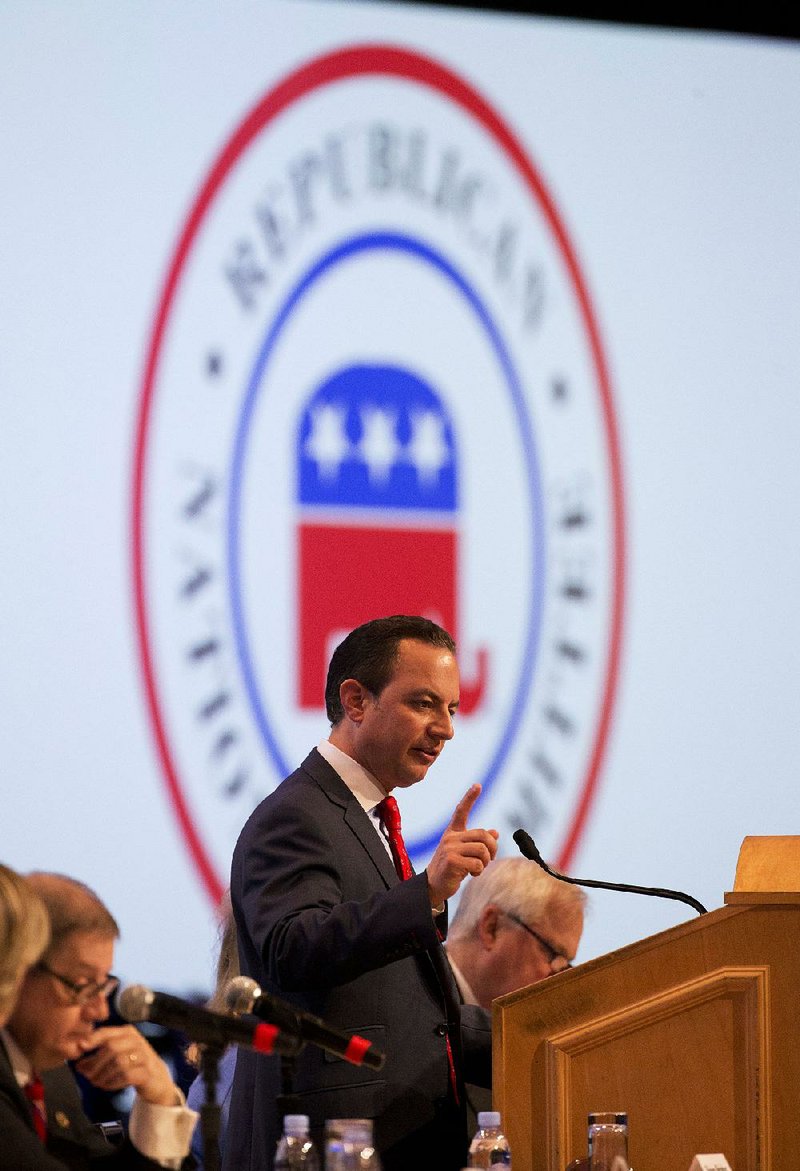 Reince Priebus, chairman of the Republican National Committee, said Friday in Hollywood, Fla., that nominating rules will be followed, even if a contested convention is required.