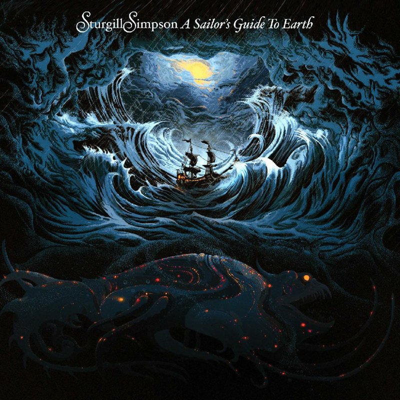 Album cover for Sturgill Simpson's  "A Sailor’s Guide to Earth"